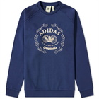 Adidas Men's Crew Sweat in Night Indigo