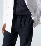 Brioni Linen and cotton straight pants