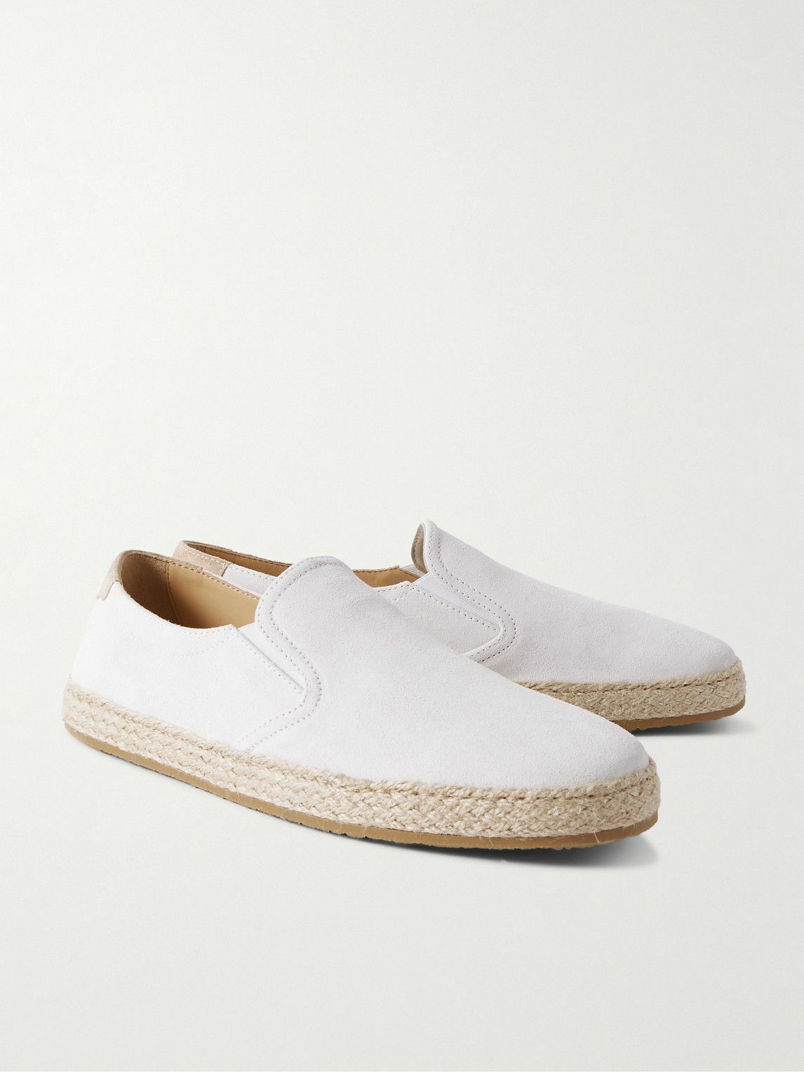 Brunello Cucinelli - Suede Espadrilles - White