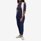 YMC Women's Earth Charlotte Short Sleeve Top in Navy