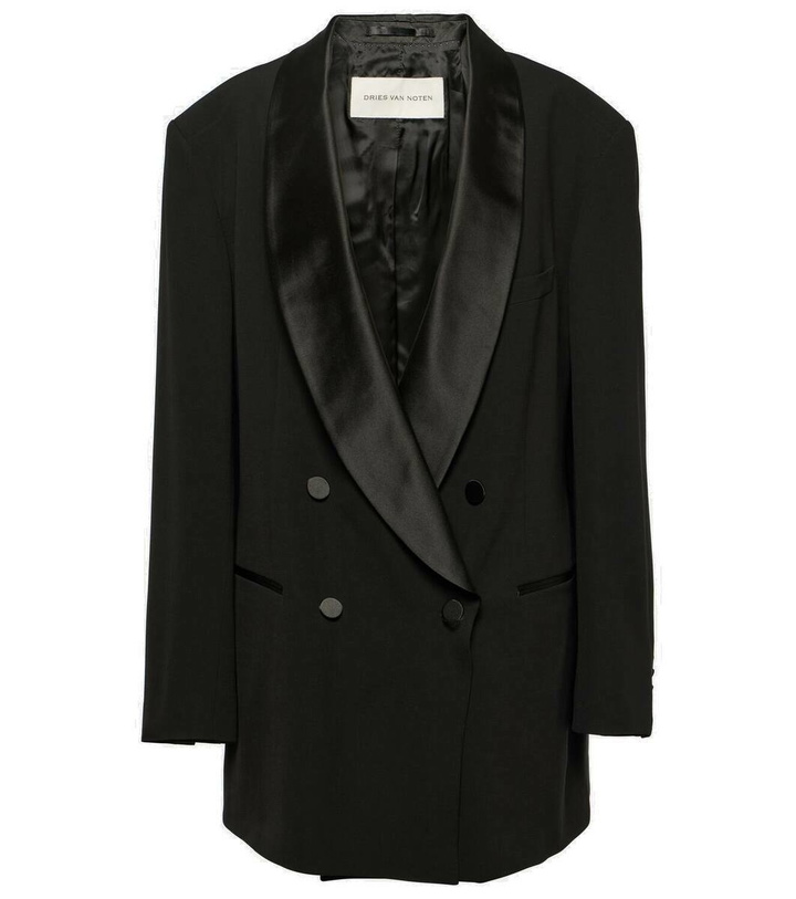 Photo: Dries Van Noten Oversized wool and silk-blend blazer