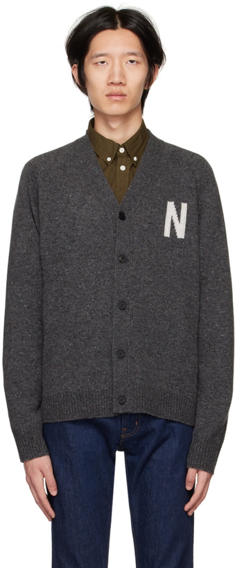 Photo: Norse Projects Gray Kasper N Donegal Cardigan