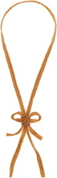 Pura Utz Bow Bolo Necklace
