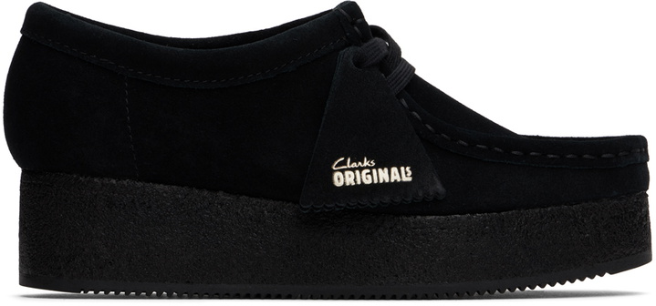 Photo: Clarks Originals Black Wallacraft Bee Derbys