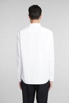 Theory Sylvain Shirt In White Cotton