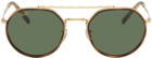 Ray-Ban Gold RB3765 Sunglasses