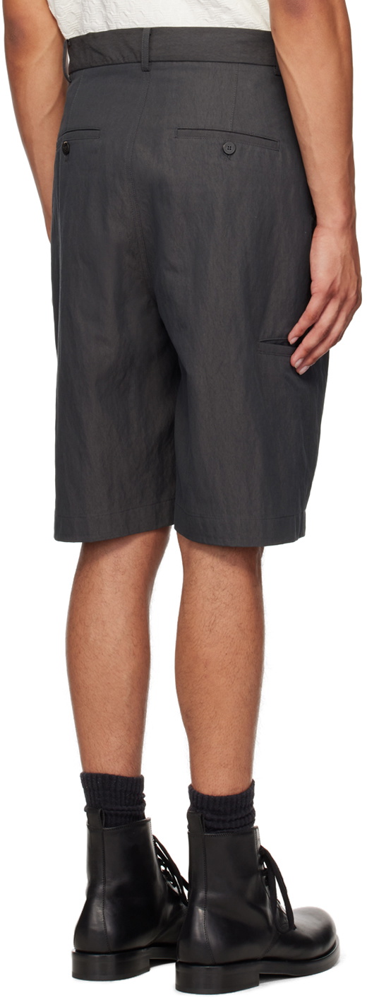 LE17SEPTEMBRE Black Side Pocket Shorts