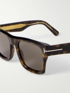 TOM FORD - Square-Frame Tortiseshell Acetate Sunglasses