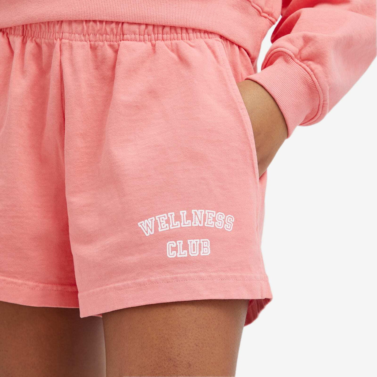 ショートパンツ Sporty & Rich Women's Wellness Club Logo Cotton Shorts Sporty & Rich Women's Wellness Club Flocked Disco Shorts in