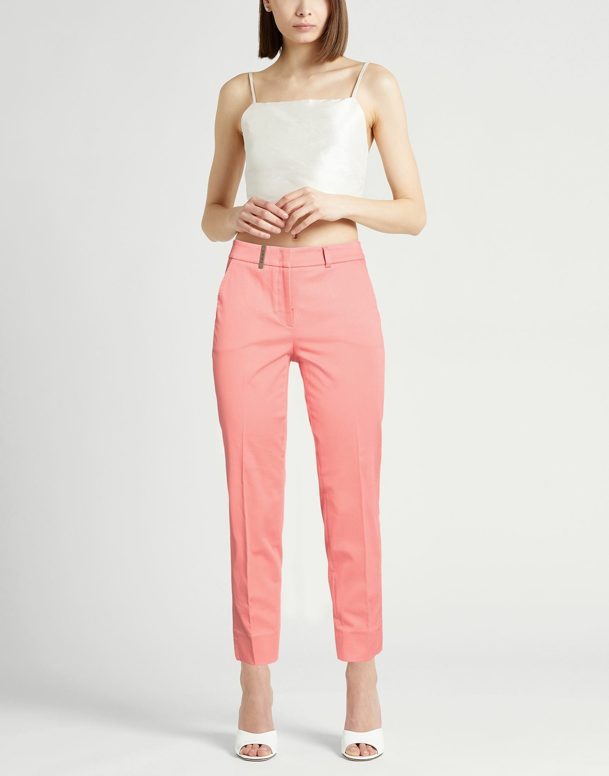 Peserico Womens Pants in Orange