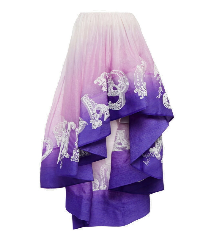 Photo: Zimmermann - Tama wrap organza midi skirt