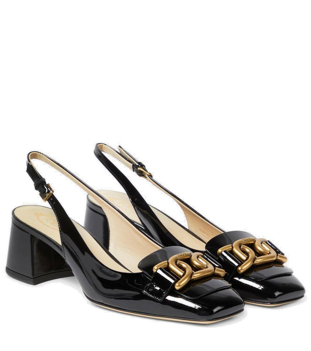 Tod's Kate patent leather slingback pumps Tod's