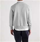 POLO RALPH LAUREN - Logo-Print Fleece-Back Cotton-Blend Jersey Sweatshirt - Gray