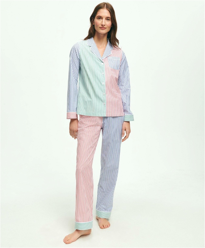 Photo: Brooks Brothers Women's Cotton Poplin Fun Pajama Set
