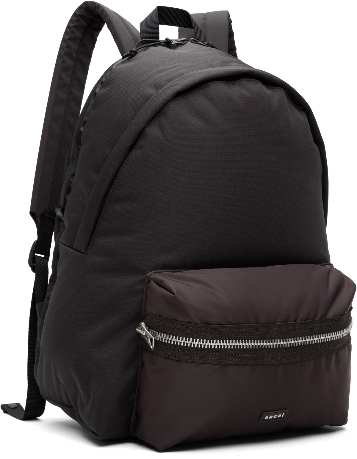 sacai Brown Pocket Backpack