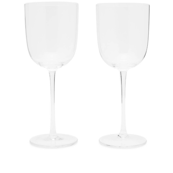 Photo: Ferm Living Host White Wine Glasses - Set of 2 in Clear