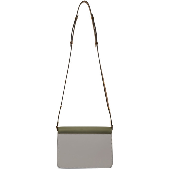 Marni Green & Grey Medium Trunk Bag