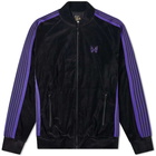 Needles Ribbed Collar Velour Track Jacket