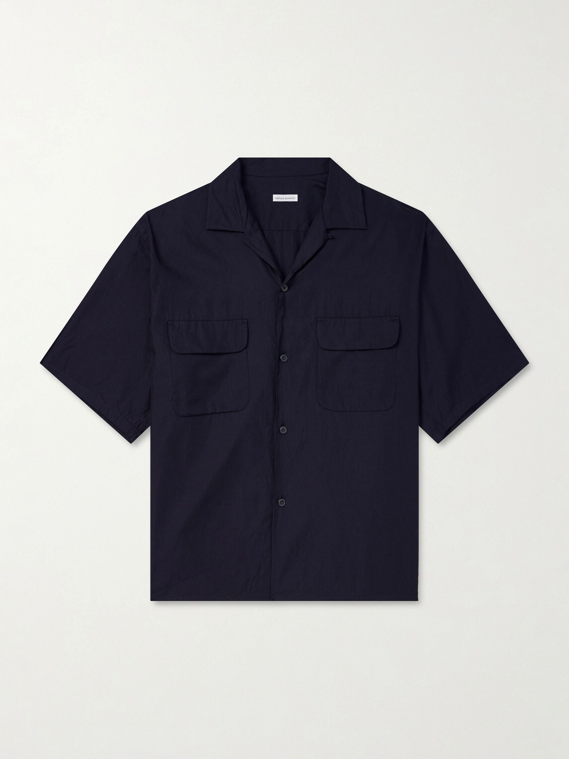 Kaptain Sunshine - Cotton and Silk-Blend Shirt - Blue