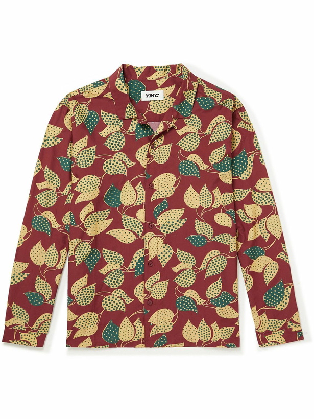 Photo: YMC - Feathers Printed Cotton and Silk-Blend Shirt - Multi