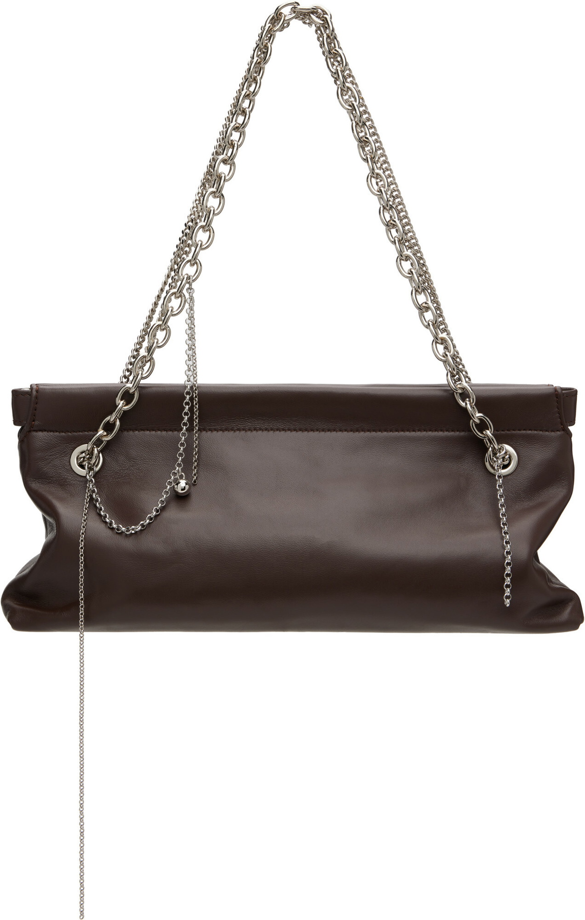 Justine Clenquet Brown Flor Chain Bag