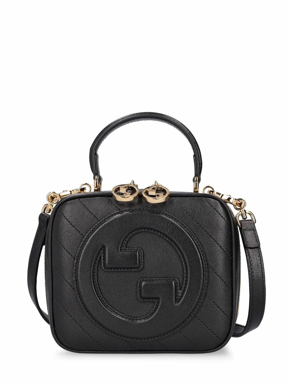 GUCCI - Blondie Leather Top Handle Bag
