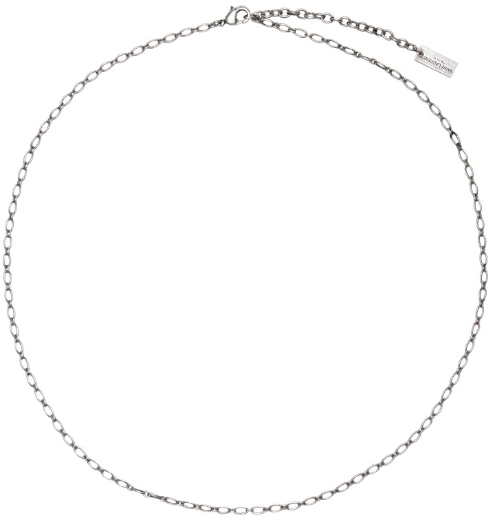 Photo: Saint Laurent Silver Chain Link Necklace