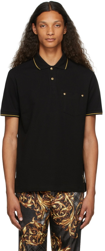 Photo: Versace Jeans Couture Black Basic Polo