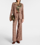 Etro Checked wool-blend blazer