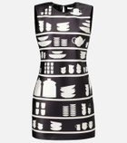 JW Anderson Mini Shift printed minidress