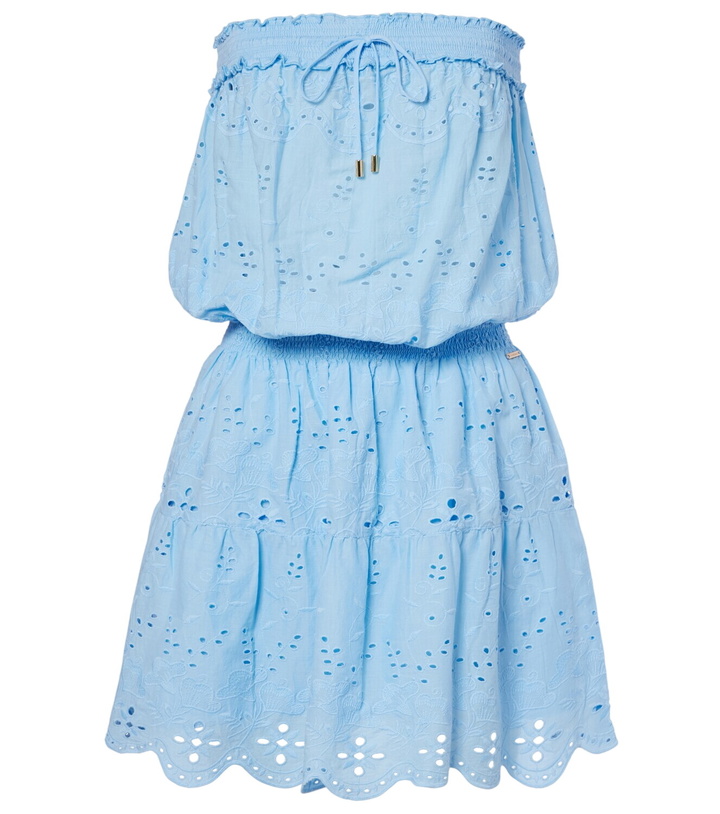 Photo: Melissa Odabash Colette broderie anglaise cotton minidress