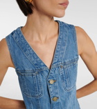 Frame Trucker denim minidress