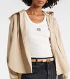 Loewe Anagram Ellipse reversible leather belt
