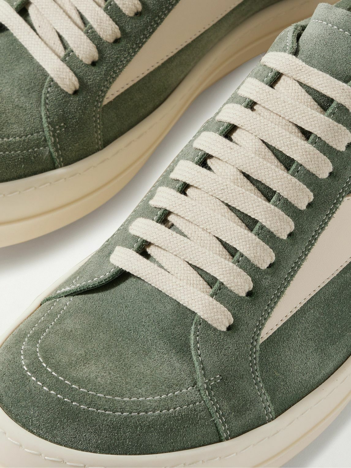 【関税込み】RICK OWENS Suede sneakers Rick Owens Megalace suede sneakers Rick Owens