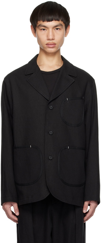 Photo: Uniform Bridge Black Pocket Blazer