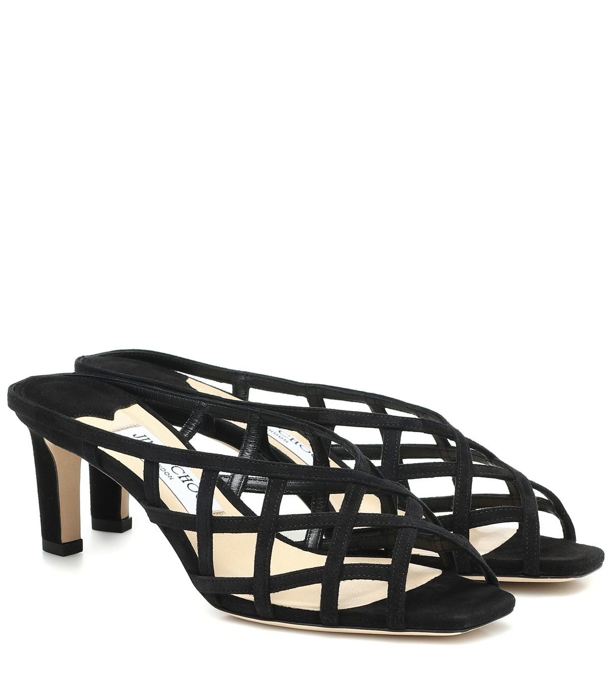 Jimmy Choo Sai 65 suede sandals Jimmy Choo