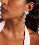 Oscar de la Renta Embellished drop earrings