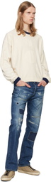 424 White Soccer Sweatshirt