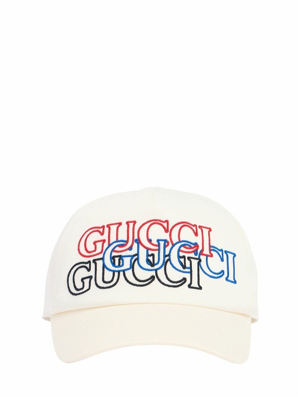 Photo: GUCCI Gucci Embroidery Cotton Baseball Cap
