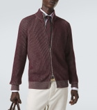 Brunello Cucinelli Ribbed-knit cashmere zip-up cardigan