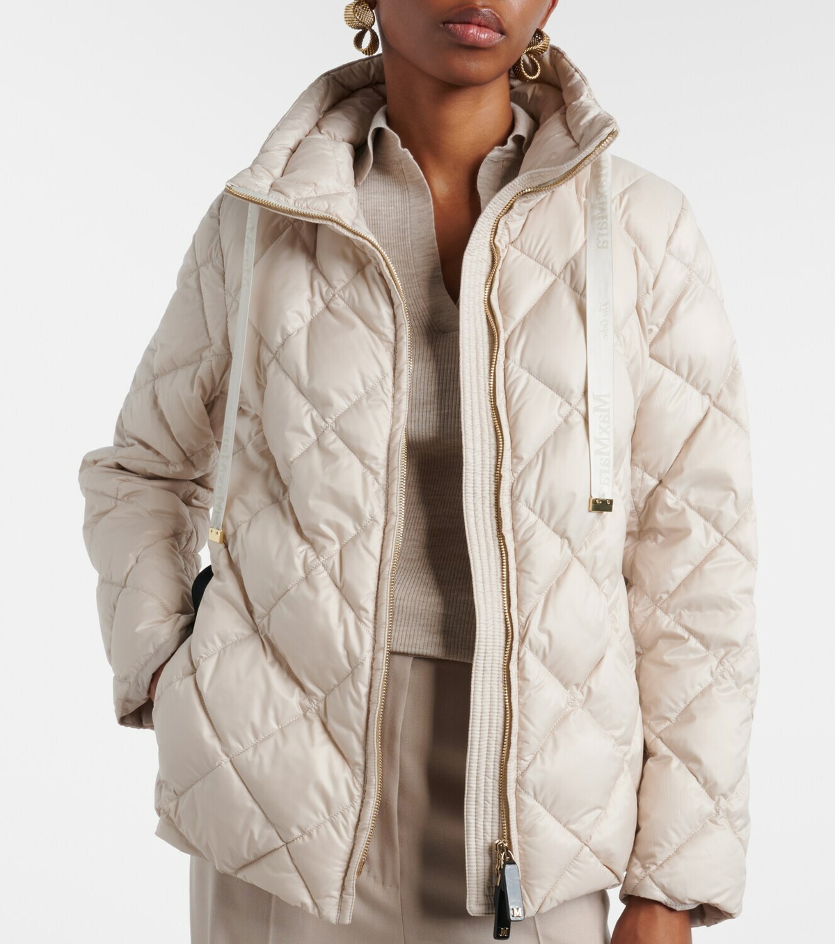Max Mara The Cube Soft B quilted down jacket