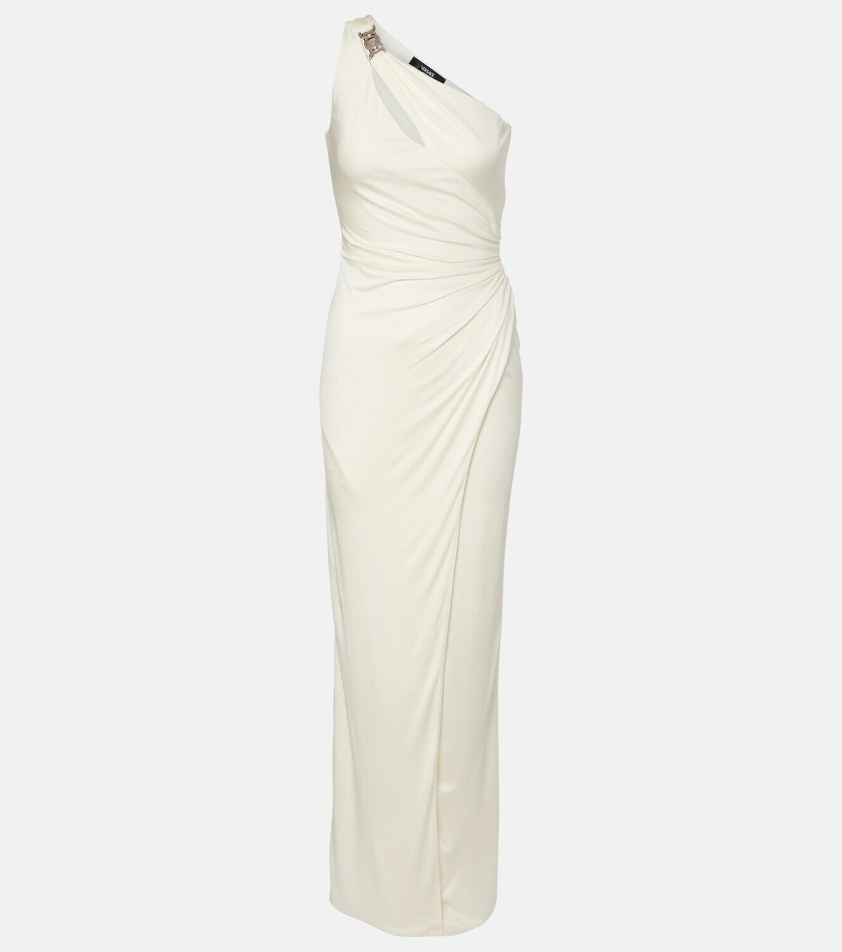 Versace Medusa '95 gathered jersey gown