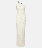 Versace Medusa '95 gathered jersey gown