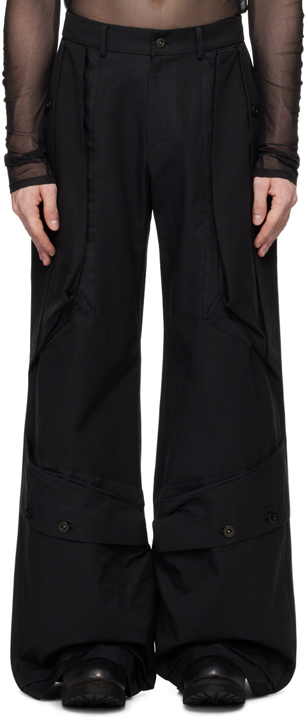 CARNET-ARCHIVE Black Prism Cargo Pants CARNET-ARCHIVE