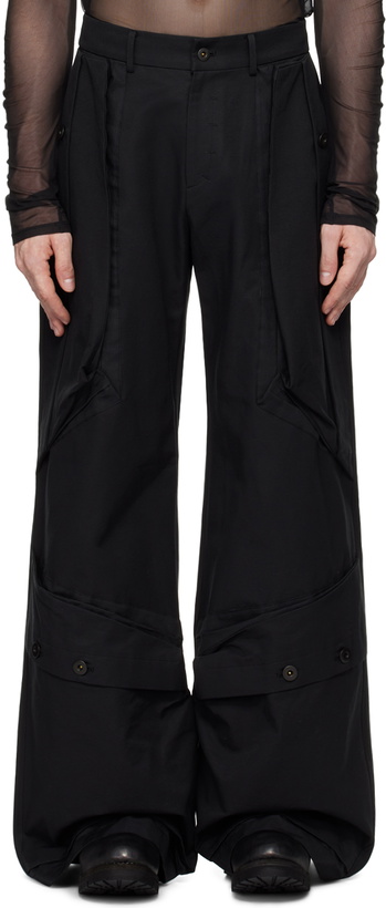 Photo: CARNET-ARCHIVE Black Wide Mass Trousers