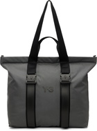 Y-3 Gray Shopper Tote