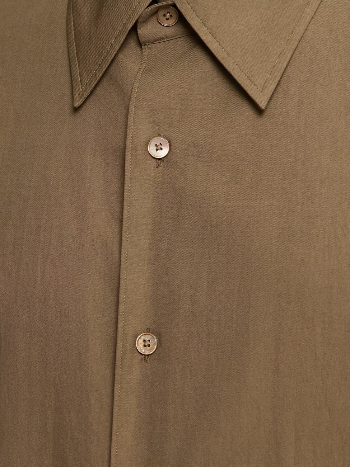 AURALEE Washed Finx Twill Shirt Auralee