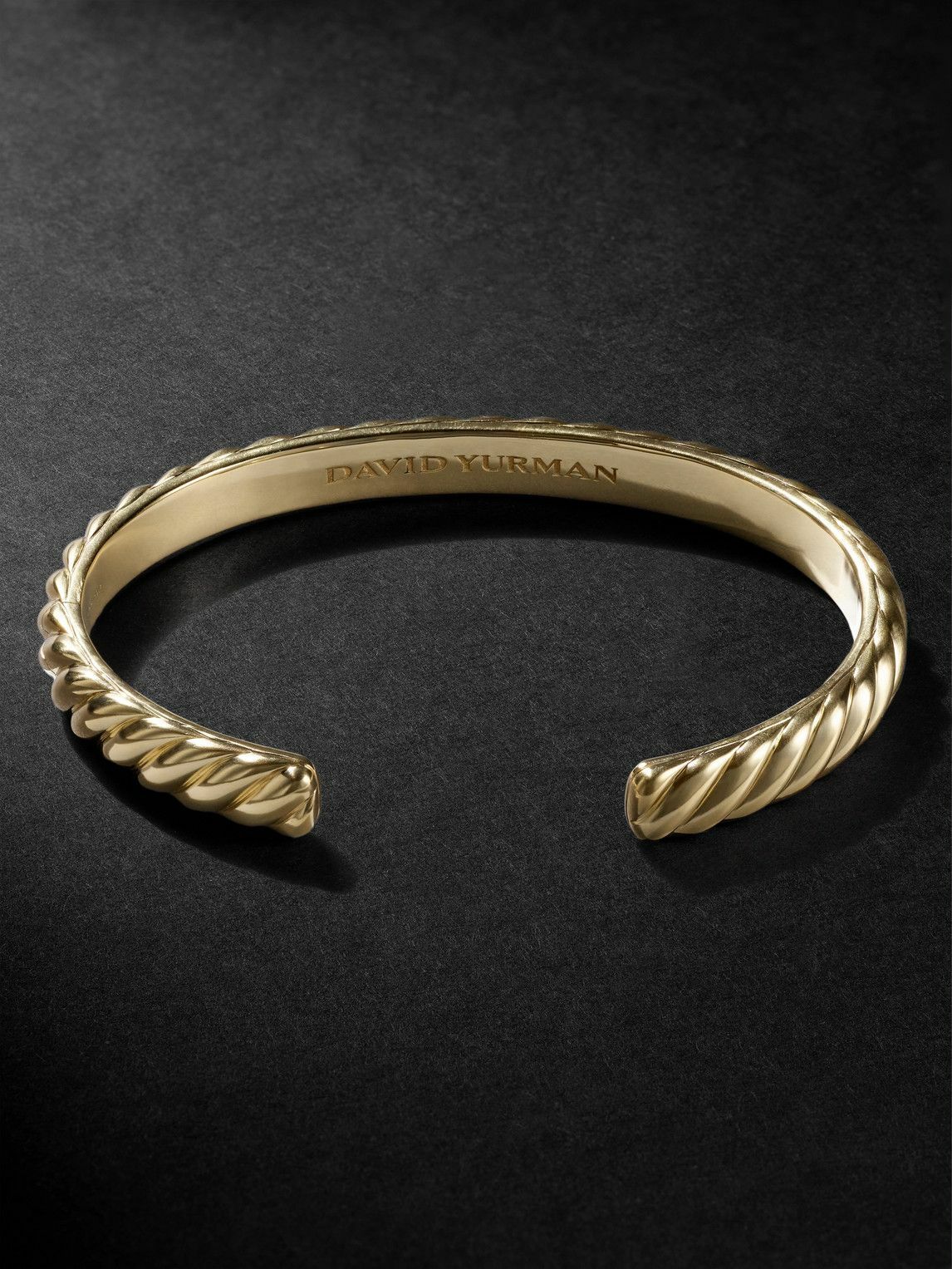 David Yurman - Sculpted Cable 18-Karat Gold Cuff - Gold
