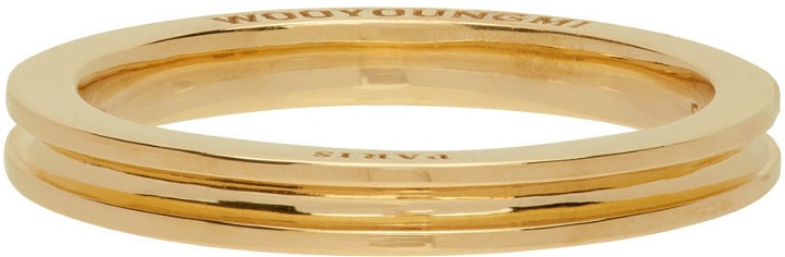 Photo: Wooyoungmi SSENSE Exclusive Gold Prelude Groove Ring