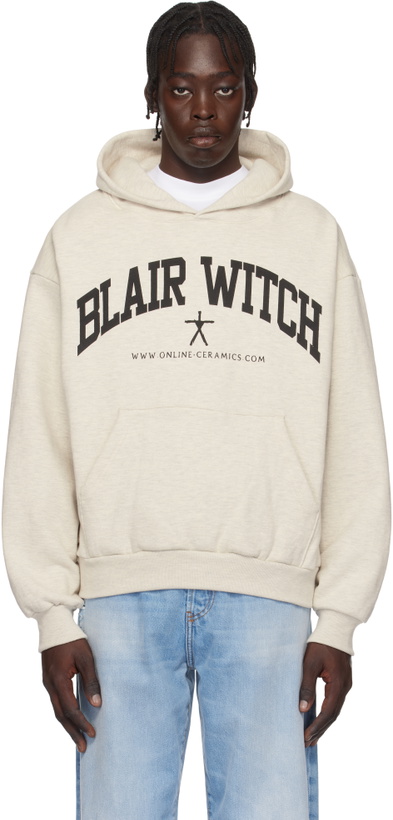 Photo: Online Ceramics Off-White The Blair Witch 'Nobody Is Here to Help You' Hoodie